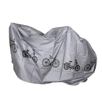Серый Мото Байк Мотоциклетные чехлы Пылезащитный Наружный Внутренний Дождевик Пальто для велосипеда Скутера