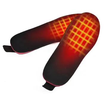 Светодиодная Умная Стелька С Дистанционным Подогревом Зимой, USB перезаряжаемая Литиевая Батарея, Зарядка Электронагревательной Стельки, Съемная подставка Для ног