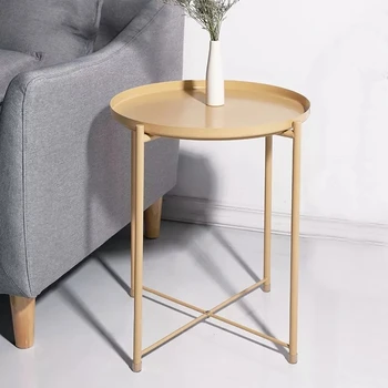 Современный минималистичный Маленький журнальный столик в скандинавском стиле, Угловой диван для гостиной, Круглый Балконный столик, мебель для гостиной HY