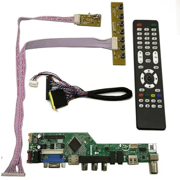 Комплект мониторов платы управления для N140BGE-L11/L12/L13/L21/L22/L23/L31/L32 TV + HDMI + VGA + AV + USB ЖК-светодиодный экран Драйвер платы контроллера