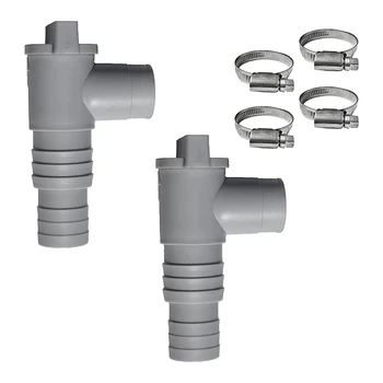 2 Типа Соединителя шланга для бассейна Соединение трубы фильтра насоса для бассейна Аксессуар для бассейна Соединитель трубы для подключения потока