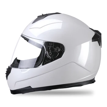 M-2XL, белые дышащие мотоциклетные шлемы, защита головы от падения, Износостойкие аксессуары для мотоциклов, байкерский шлем с полным лицом