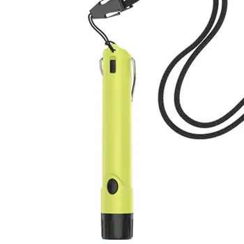 Электронный фонарик-свисток 2 в 1, легкий портативный водонепроницаемый Многофункциональный фонарик, аварийный свисток для занятий спортом
