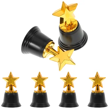 6шт Золотая награда Star Trophy Наградные призы для вечеринок, торжеств, церемоний, благодарственных подарков