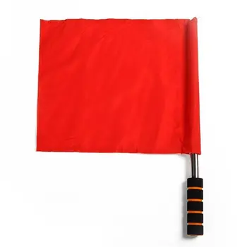 Красный, белый, желтый Флаг футбольного судьи, спортивный матч Fair Play, Флаги лайнсмена, 5 цветов Соревнований