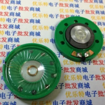 2шт 0,25 Вт 16 Ом 35 мм Круглый Зеленый Пластиковый Магнитный электронный динамик Громкоговоритель
