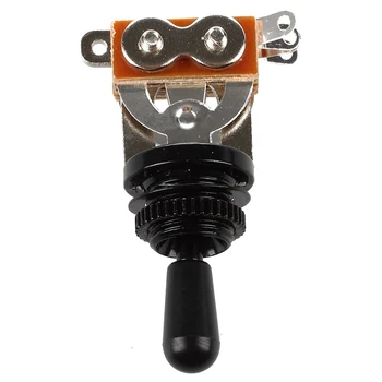 Черный наконечник, 3-позиционный переключатель, переключатель звукоснимателя для электрогитары