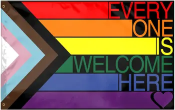 Флаг Гордости Флаг гей-парада ЛГБТ Радужные Флаги Нейлоновый Наружный Водонепроницаемый баннер размером 3x5 футов
