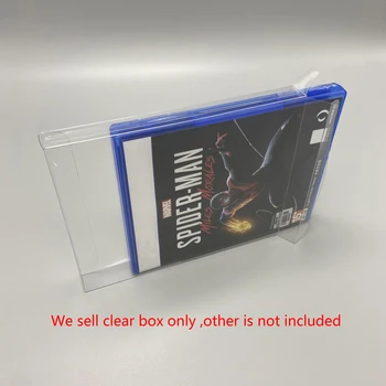 100 шт., прозрачная коробка, чехол для коллекции игровых карт PS5, дисплей, коробка для хранения домашних ЖИВОТНЫХ