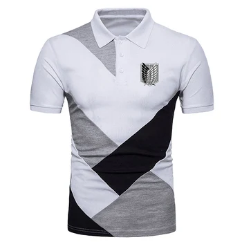 Летом 2023 года появился новый модный хит Titan, мужская рубашка поло с логотипом для делового отдыха с короткими рукавами с лацканами.
