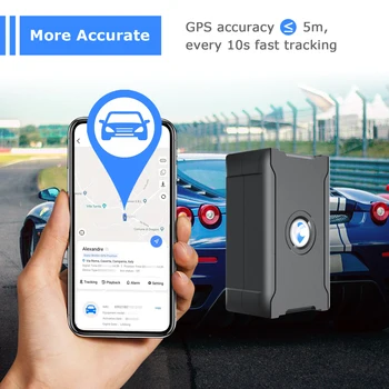 GPS-трекер с точностью 5 м, защита от кражи автомобиля с дистанционным отслеживанием для легкового автомобиля, грузовика, мотоцикла, крупного рогатого скота с доступной подпиской