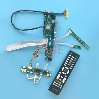 Плата драйвера контроллера Подходит для LP154WX7 B154EW09 ЖК-монитор 1280*800 USB + DHMI + VGA + AV LVDS 30-Контактный DIY Kit 15,4 