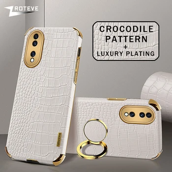 Honor70 Case Zroteve Чехол-кольцо Из Крокодиловой Кожи С Рисунком Крокодила Для Huawei Honor 50 70 Pro Plus + Honor50 Lite Противоударные Чехлы Для Телефонов