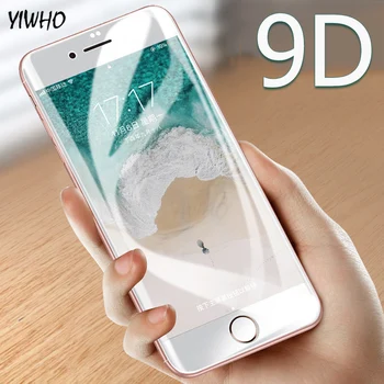 9D На защитном стекле Apple iPhone XR X XS Max 6 S 6S 7 8 Plus Temperated glas Screen Protector Film 11 Pro max se 2020