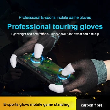 Игровая перчатка, нейлоновый чувствительный противоскользящий чехол для пальцев геймера для мобильных игр, аксессуары для игр с сенсорным экраном PUBG