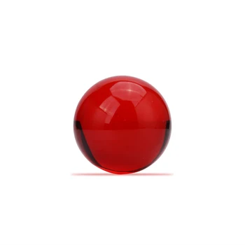 K9 30 мм-100 мм Красное кварцевое стеклянное пресс-папье с хрустальным шаром для мебельных деталей Горячие продажи