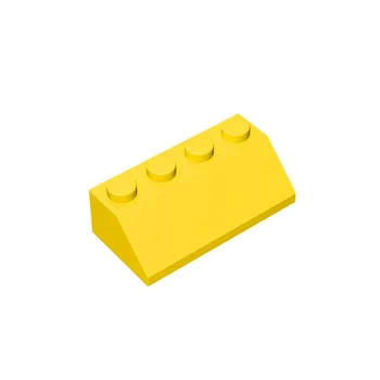 10шт Совместимых Деталей MOC Brick 3037 Наклон 45 ° 2 x 4 Строительных Блока Частиц DIY Assmble Kid Puzzle Brain Toy Подарок на День Рождения