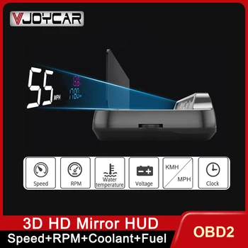 Vjoycar New Disign Автоматически Поднимает Зеркало Заднего Вида Автомобильный Стеклянный Проектор HUD OBD2 Head Up Display Датчик Автомобильных Электронных Аксессуаров Сигнализация