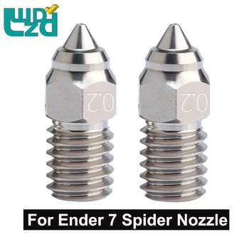 Высококачественная Форсунка Ender 7 с Медным Покрытием Spider M6 С Резьбой Высокоскоростная Форсунка Для Деталей 3D-принтера Ender-7 Spider Ender-3 V2