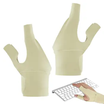 Спортивный бандаж для пальцев, поддерживающий 2 пальца, Удобный дышащий Регулируемый бандаж на запястье с поддержкой пальцев для тяжелой атлетики