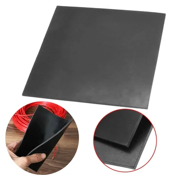 1 шт. черный квадратный резиновый лист, химически стойкая высокотемпературная резиновая пластина 152 *152* 3 мм, лучшая