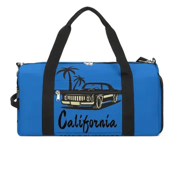 Калифорнийские летние автомобильные спортивные сумки City America, спортивная сумка для плавания, большие графические сумки, мужская дизайнерская водонепроницаемая сумка для фитнеса