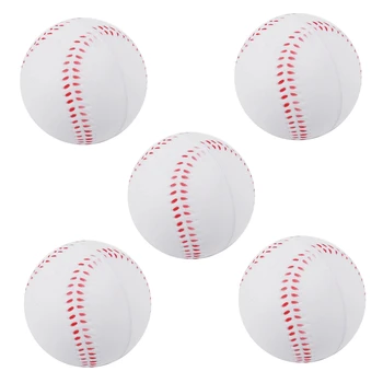 5X Спортивный бейсбол с уменьшенным ударом Бейсбольный 10-дюймовый мягкий мяч для взрослых и молодежи Для игры, соревнований, тренировок по подаче, ловле