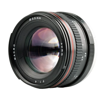 1 шт. Телеобъектив среднего размера 50 мм F1.4 USM, полнокадровый объектив с большой диафрагмой для объектива камеры Sony Nex