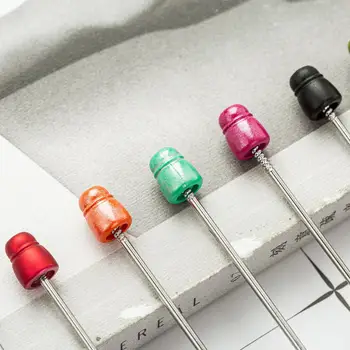 50ШТ Точечная Оптовая продажа Креативная Пластиковая Шариковая ручка DIY Пластиковая Шариковая ручка из бисера