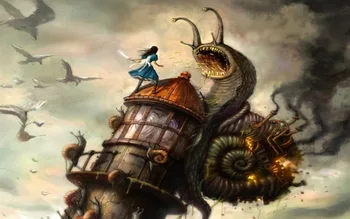 Домашний Декор Alice Madness Returns Game-Шелковый Художественный Плакат, Наклейка На Стену, Украшение В Подарок