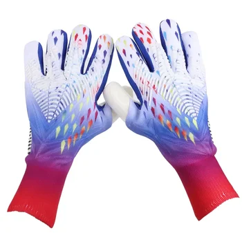 Профессиональные футбольные вратарские перчатки из толстого латекса, износостойкие нескользящие спортивные перчатки Для тренировок для взрослых, спортивные аксессуары