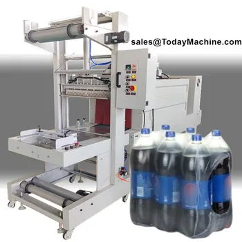 Автоматическая машина для запайки полотен, машина для термоусадки энергетических напитков для групповой упаковки банок в бутылки