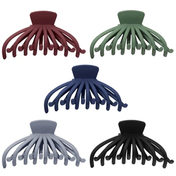 Женские и женские Пластиковые Когти для волос Шпилька в виде Осьминога, Головные уборы Большого размера F19D
