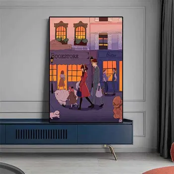 Популярное Японское аниме Spy X Family Сериал Художественное оформление стен детской комнаты Съемные плакаты на холсте Эстетика Милая Живая картина
