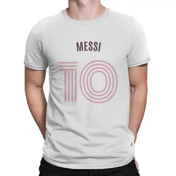 Мужские футболки Lionel Mess, забавная хлопковая футболка с коротким рукавом, футболка Inter M-Miammi, одежда для экипажа, вечеринка