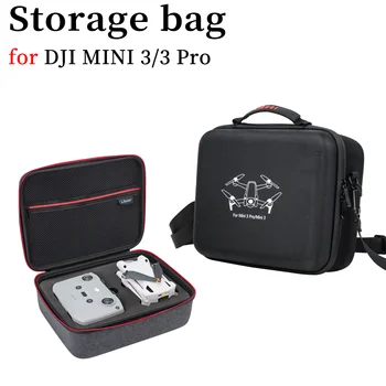 Сумка для хранения DJI MINI 3/3 Pro Портативный организованный чехол для переноски, сумка через плечо, пульт дистанционного управления RC/RC-N1