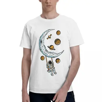 Moon Travel The Clockwork Menagerie (бирюзовый) Футболка Высшего качества, забавная новинка, футболка для взрослых высшего качества, круглый вырез, Размер Home, США