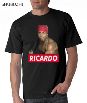 Футболка Ricardo Milos Meme, Забавная хлопковая футболка для тренировок, мужская летняя модная футболка европейского размера