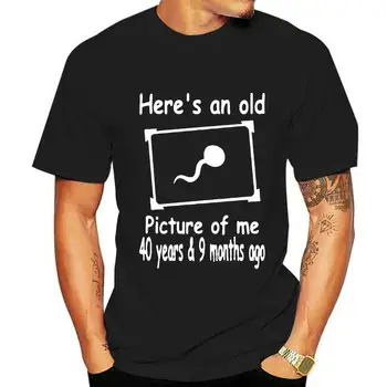Вот моя Старая фотография, Идеи подарков на 40-летие для мужчин, мужская футболка