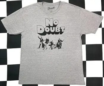 Официально лицензированная NWT Футболка No Doubt Band Silhouette с графическим принтом Мужская 2XL