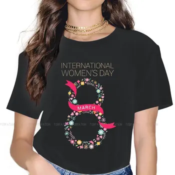 Специальная футболка для девочки на 8 марта, женский день, 5XL, подарочная одежда в стиле хип-хоп, футболка, вещи Ofertas