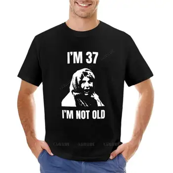 Мне 37, я не старый Футболка Эстетическая одежда футболки для тяжеловесов графические футболки одежда хиппи футболки для мужчин