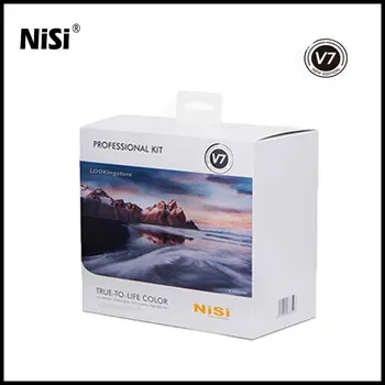 Комплект фильтров Nisi V7 100 мм, комплект держателя фильтра 100 мм с CPL-фильтром True Color для фотосъемки, комплект аксессуаров для фильтров