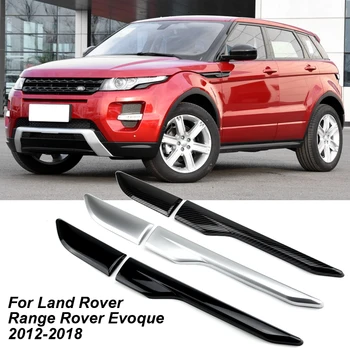 Для Land Rover Range Rover Evoque 2012-2018 Боковое Крыло Вентиляционное Отверстие Выходная Крышка Отделка Декоративная Наклейка Глянцевый Черный Автомобильный Аксессуар