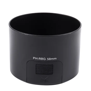 Бленда объектива PH-RBG 58 мм черная для Pentax SMCP-DA 55-300 мм f / 4-5.8 ED
