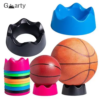 Надежная футбольная подставка, устойчивая к падениям, Гладкая округлая стойка для баскетбола и регби, Яркая цветная подставка для мяча, спортивное использование